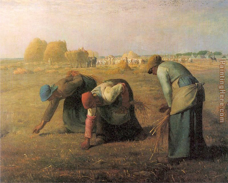 The Gleaners painting - Jean Francois Millet The Gleaners art painting